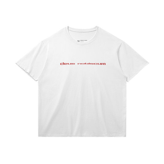 Deus Nobiscum (God With Us) Globe T-Shirt