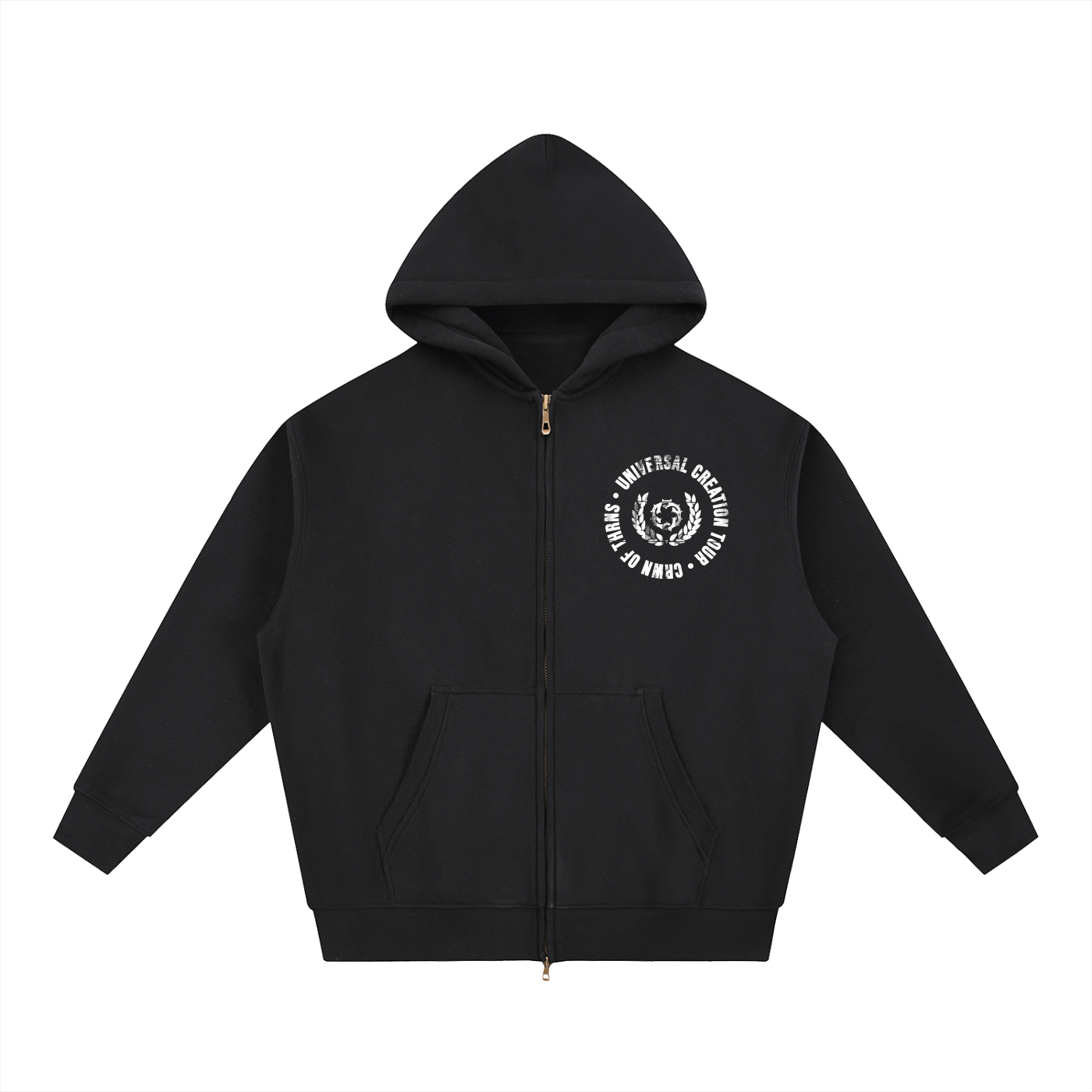 double zip creation tour hoodie