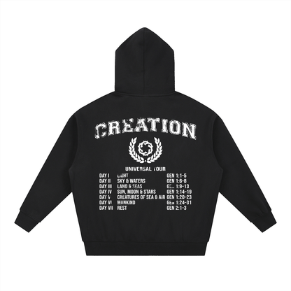 double zip creation tour hoodie