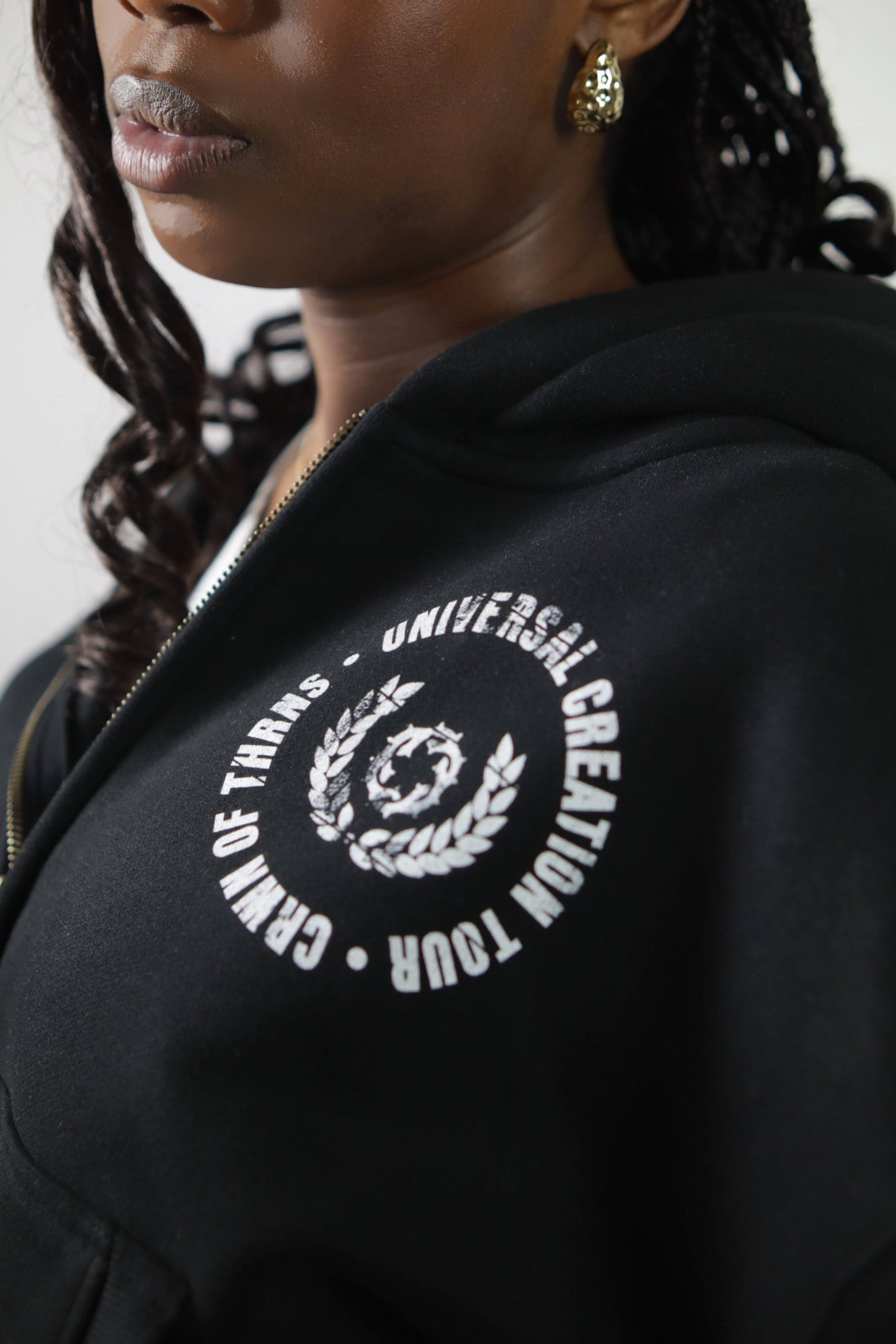 double zip creation tour hoodie