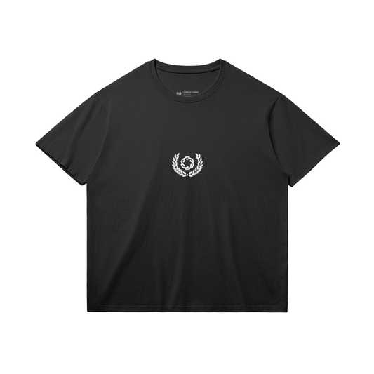 Wreath Tee - Black/White